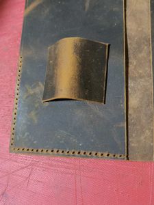 Rustic Leather Booklet Case with Card Holder