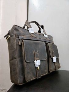 Vintage Leather Briefcase