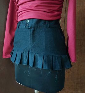 Ruffled Mini Skirt
