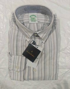 Men's Classic Striped Button-Down Shirt