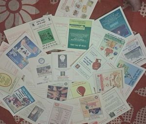 20 Collectible Indian Meghdoot postcards,