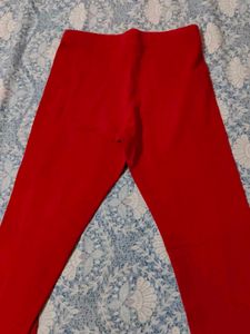 Red Casual Pants