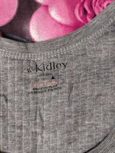 Classic Grey Ribbed Long Sleeve thermal
