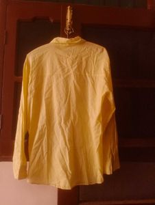 Sunny Yellow Button-Down Shirt