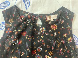 Floral Top with Stylish Back