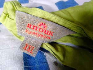 Lime Green Ethnic Blouse