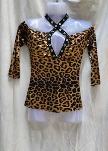 Leopard Print Halter Top