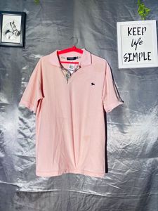 Burberry Pink Polo Shirt