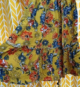 Floral Yellow Top