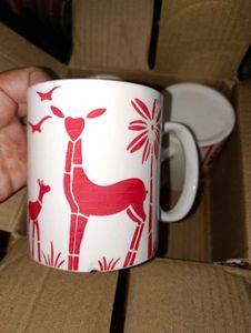 4 pc Cute Deer Ceramic Mug