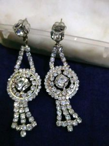 Sparkling Crystal Dangle Earrings