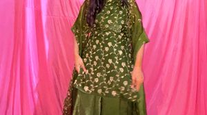 Elegant Green Embroidered Kurta Set