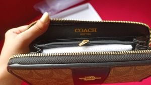 Coach Wallet in Black - With Box &amp; Dust Cover