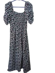 Floral Print Midi Dress