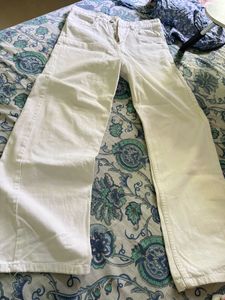 White Wide Leg Jeans