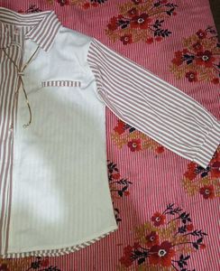 Striped Colorblock Shirt