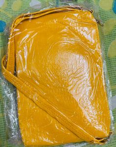 Yellow Crossbody Bag Only 1 Pice