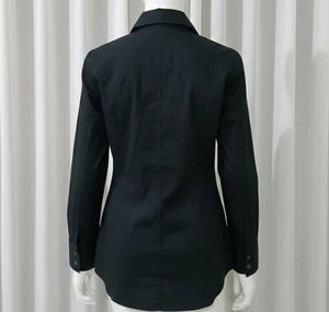 Classic Black Button-Down Shirt