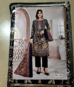 Navy Blue Pakistani  Dress Material