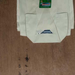 New Men’s Cream Shirt | Full Sleeve | With Tag