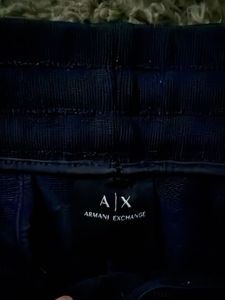 authentic Armani Exchange Navy Blue Track Pants