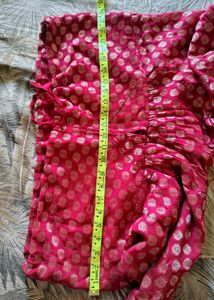 Banarasi Red chudidhar pant bottom