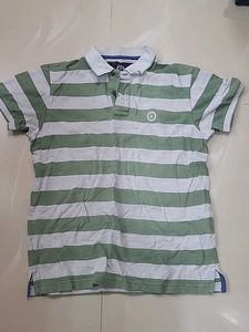 Men's Striped Polo T-Shirt