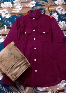 jeans shirt set