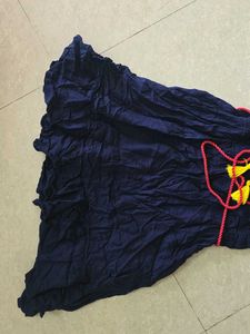 Embroidered Navy Blue frock