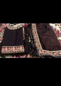 Women Ethnic Gown With Pant &amp; Dupatta
