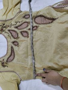 Golden Brown Anarkali Kurta