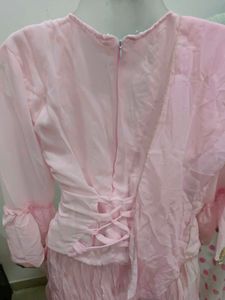 Pink Embroidered Kurta Set with Dupatta