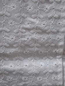 White Embroidered Kurta. (size M)