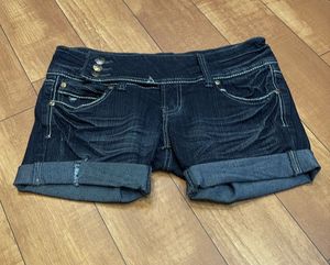 Dark Wash Denim Shorts