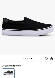 Imported Stylish Black Slip-On Sneakers