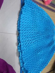 Beautiful Blue Pleated Skirt
