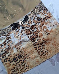Y2K Vintage Leopard Print Dress