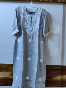 Chikankari Kurta with Dupatta