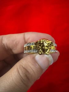Versace Gold Medusa Ring