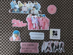 BTS Fan Art Sticker and Photocard Set