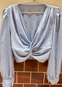 Satin Crop Top