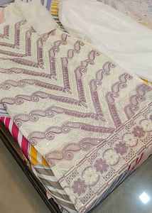 New Pakistani karachi chikankari hevvy 3pc suit