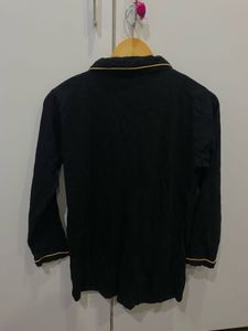 Classic Black Pyjama Shirt