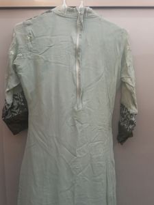 double shade gown with joint shrug and dupatta