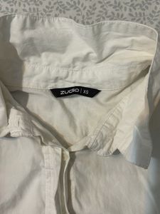 White Cropped Jacket