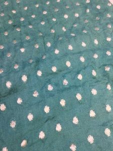 Green Bandhani Dress Material