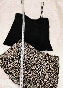 Leopard Print Pajama Set