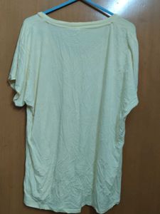 Yellow V-Neck Tee Brand New