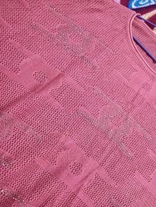 Pink Knit Top