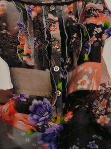 Y2K Flowy Floral Print Camisole Top